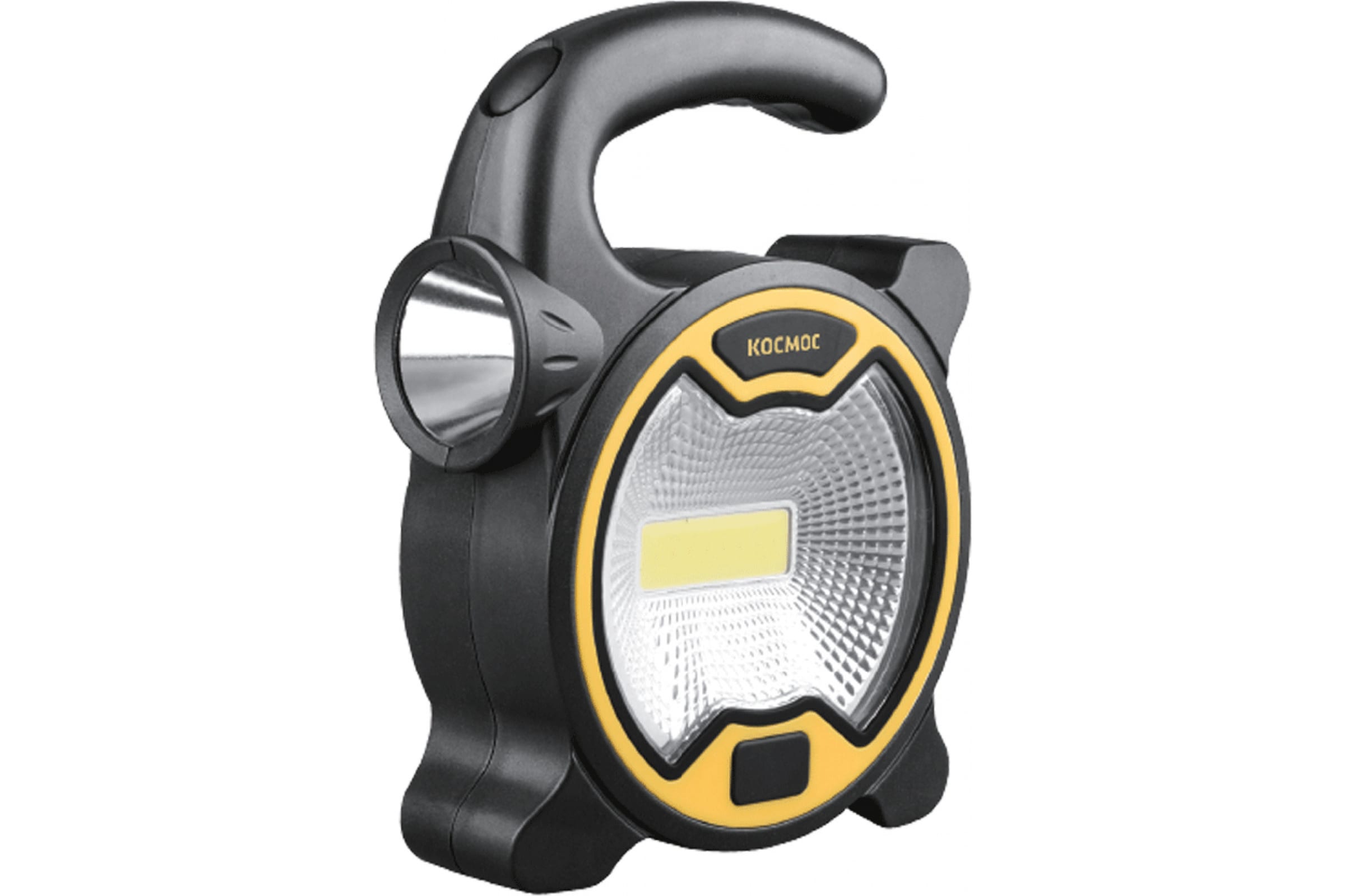 

Мультифонарь КОСМОС 3030LED (KOC3030LED) 120 лм широкий ближний свет - 3Вт COB LED; боковой режим луч 1Вт, Черный, 3030LED