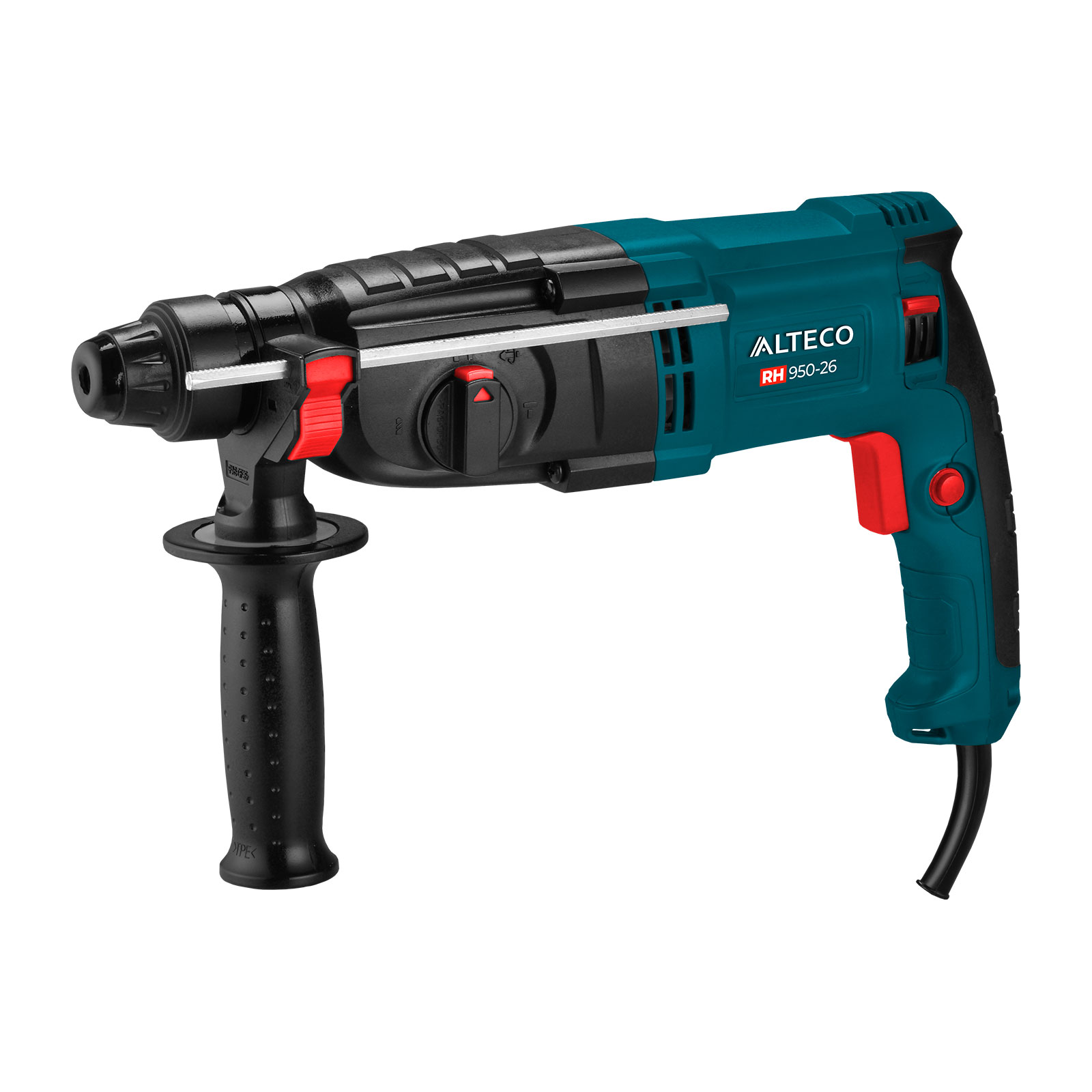 

Перфоратор ALTECO RH 950-26, сетевой, SDS-Plus, 800Вт, 3 Дж, 1100 об/мин, 4200 уд/мин, 3.3кг (22819), RH 950-26