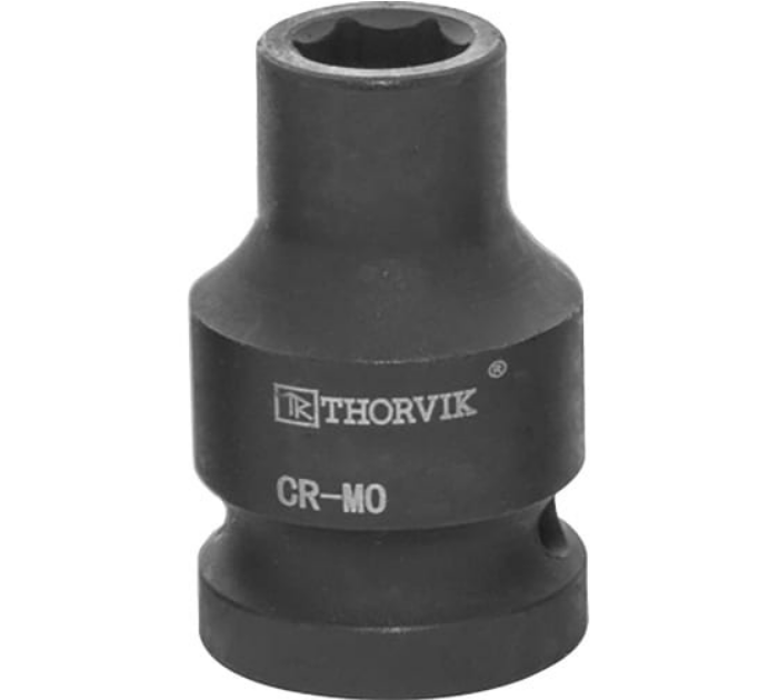 

Головка торцевая Thorvik, ударная, шестигранная, 8мм, 1/2" (IS01208 )