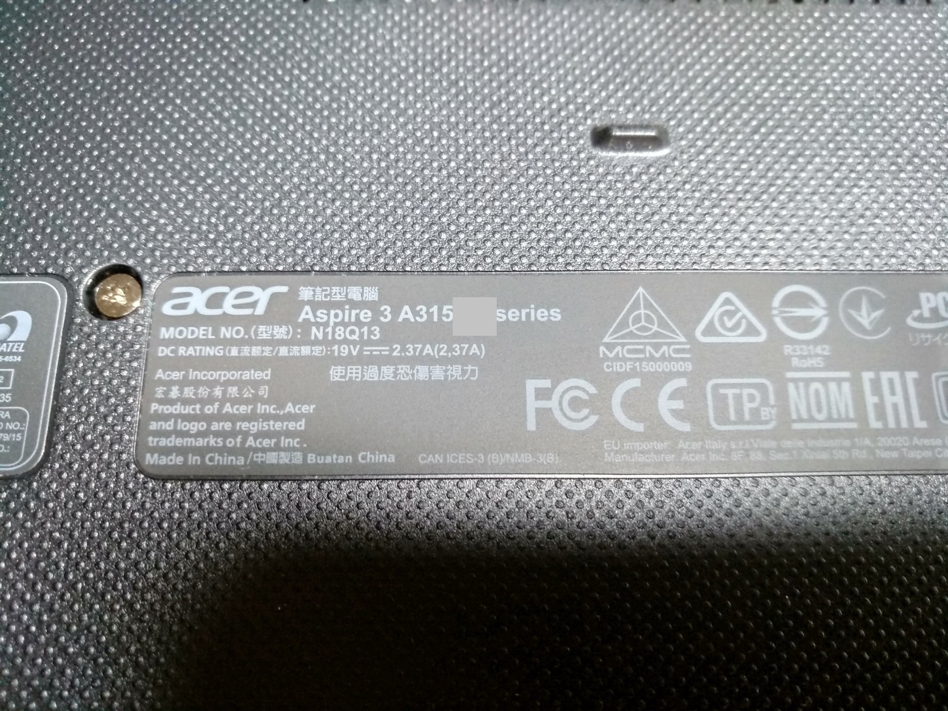 Ноутбук Acer Aspire A315-23-R2U8 (NX.HVTER.00C), 790860 купить в  Новосибирске в интернет-магазине e2e4