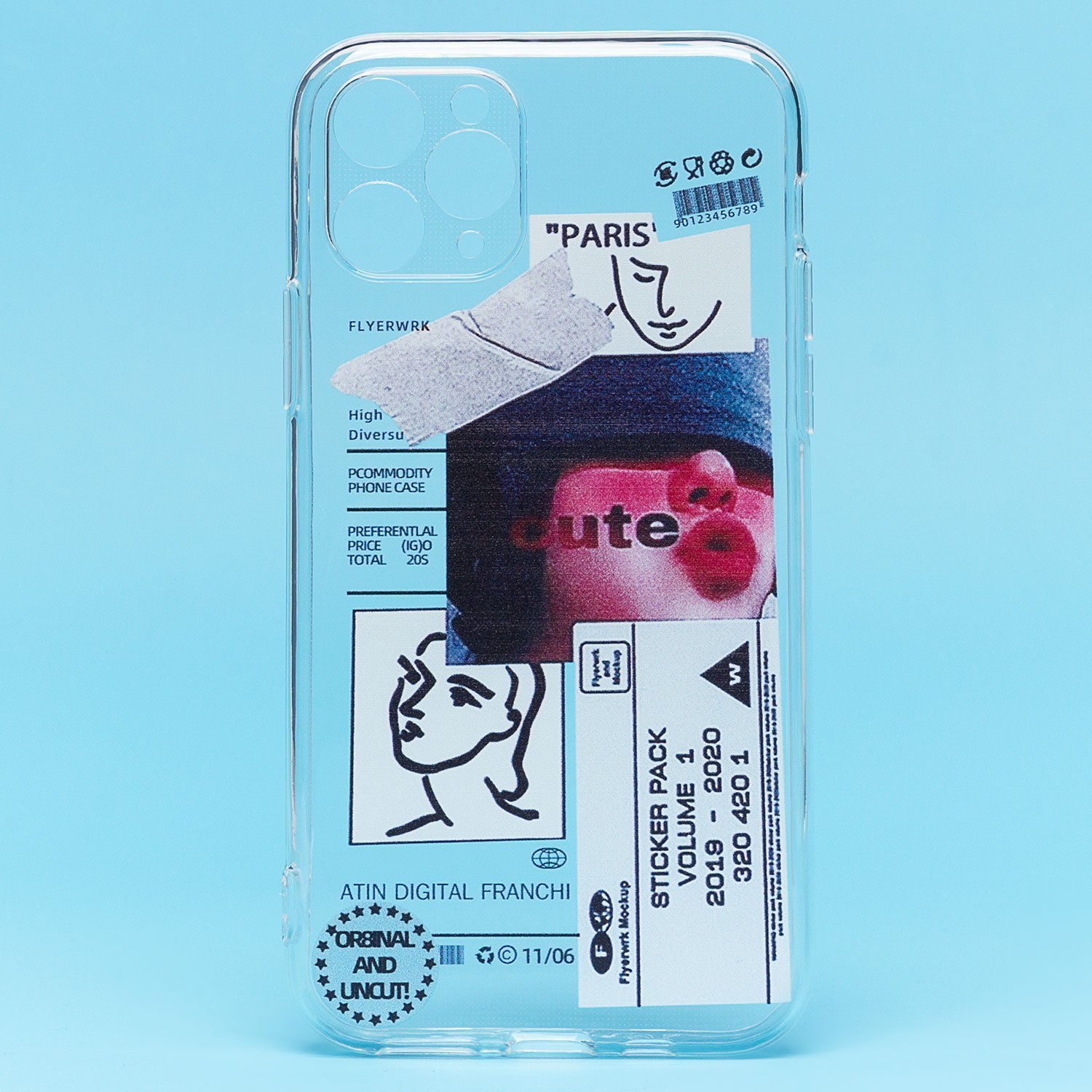 

Чехол-накладка SC273 для смартфона Apple iPhone 11 Pro, силикон, принт 001 (205023)