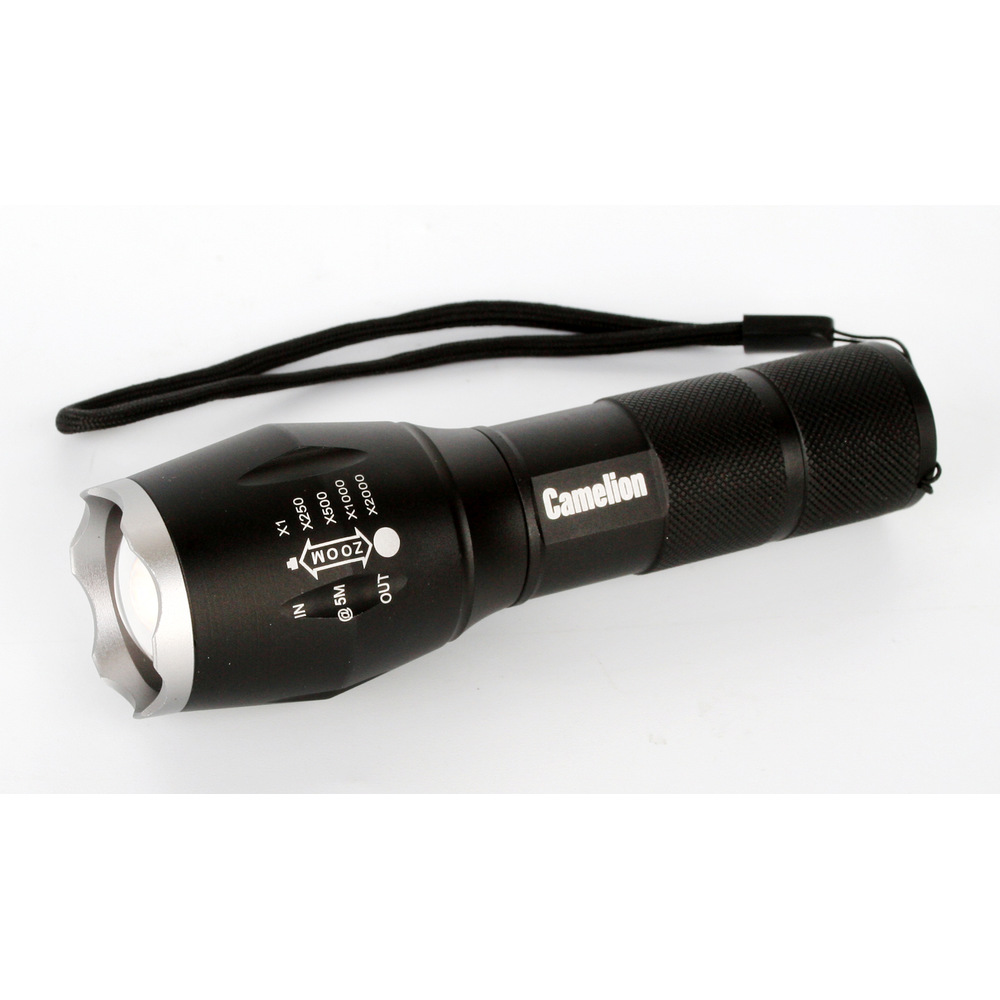 

Фонарь ручной Camelion LED5136 (12971) 500 лм 5 режимов, Черный, LED5136