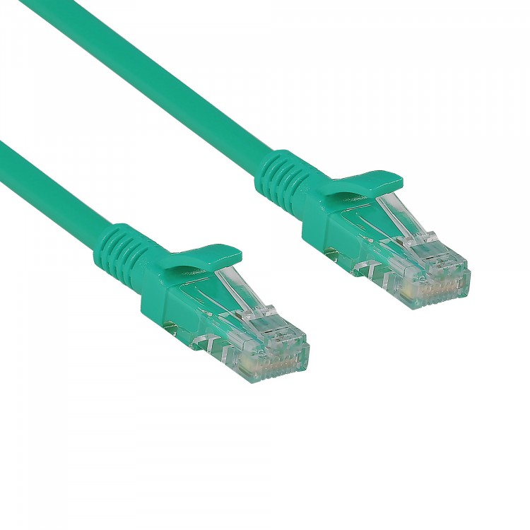 Патч-корд Exegate UTP, кат.5e, 0.5 м, RJ45-RJ45, зеленый (EX258383RUS)