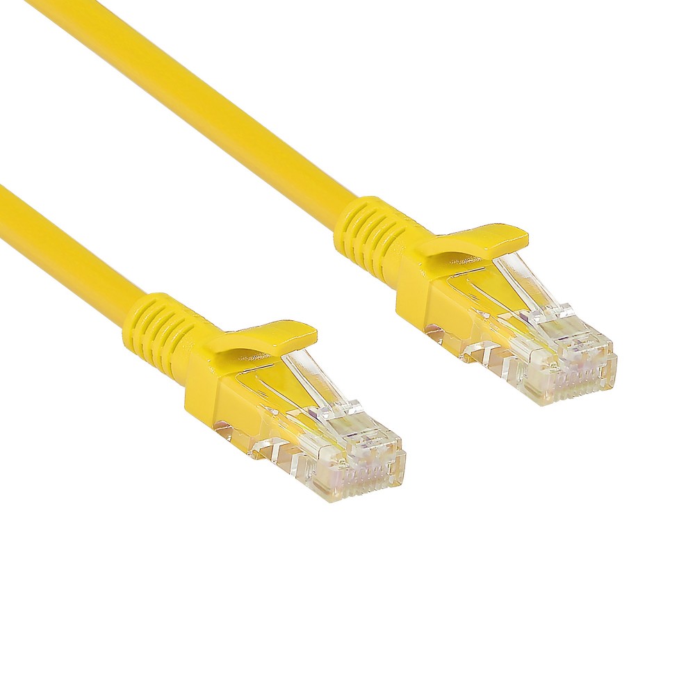 Патч-корд Exegate UTP, кат.5e, 1.5 м, RJ45-RJ45, желтый (EX258668RUS)