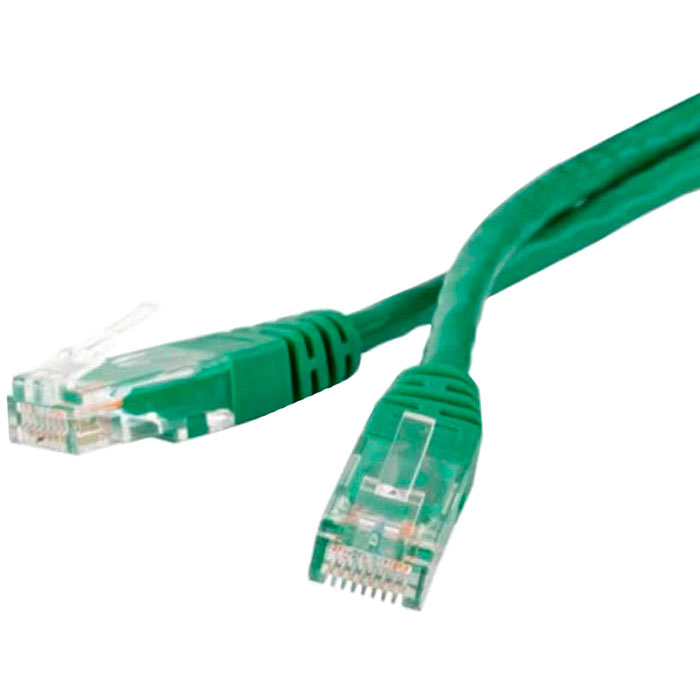 Патч-корд UTP кат.5e, 2м, RJ45-RJ45, зеленый, CCA, Exegate UTP-RJ45-RJ45-5e-2M-GN (EX258675RUS)