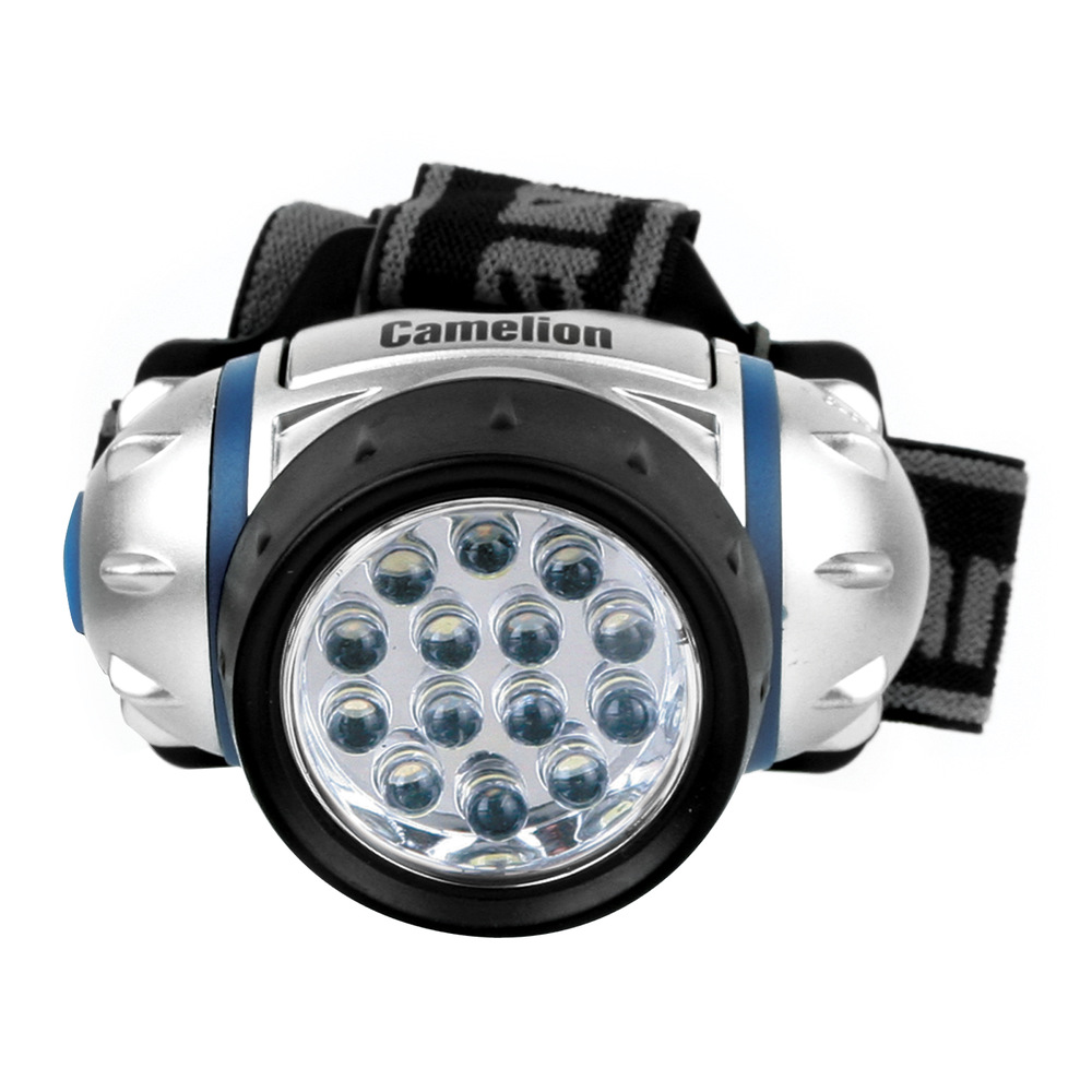 

Фонарь налобный Camelion LED5312-14F4 (7536) 19 лм 4 режима, Черный/серебристый, LED5312-14F4