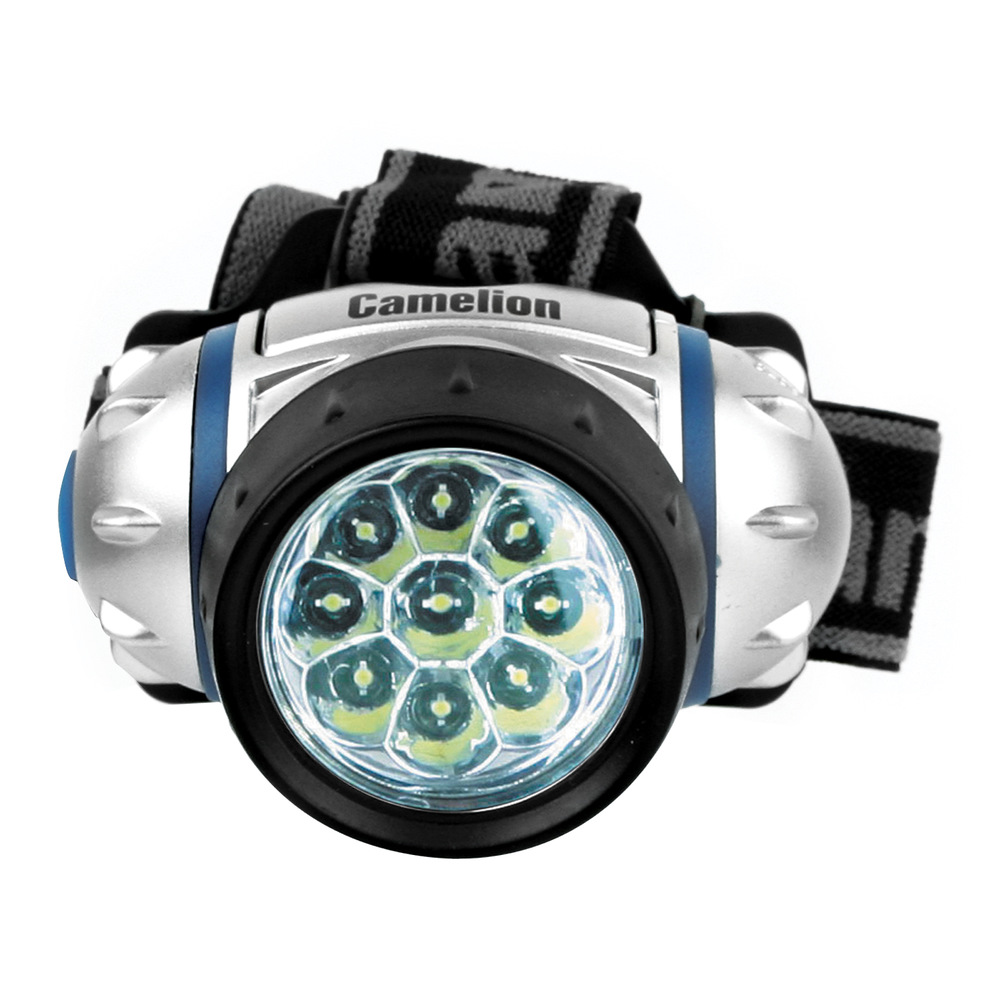 

Фонарь налобный Camelion LED5317-9Mx (7790) 23 лм 4 режима, Черный/серебристый, LED5317-9Mx