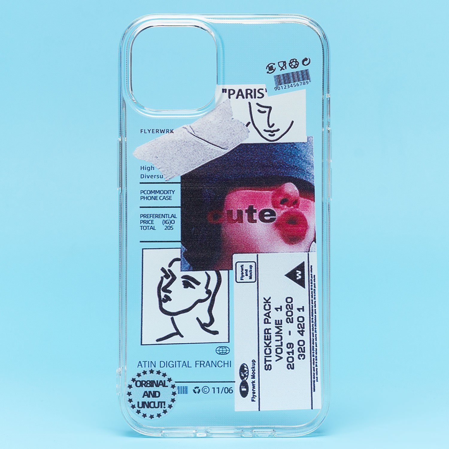 

Чехол-накладка SC273 для смартфона Apple iPhone 13, силикон, принт 001 (205033)