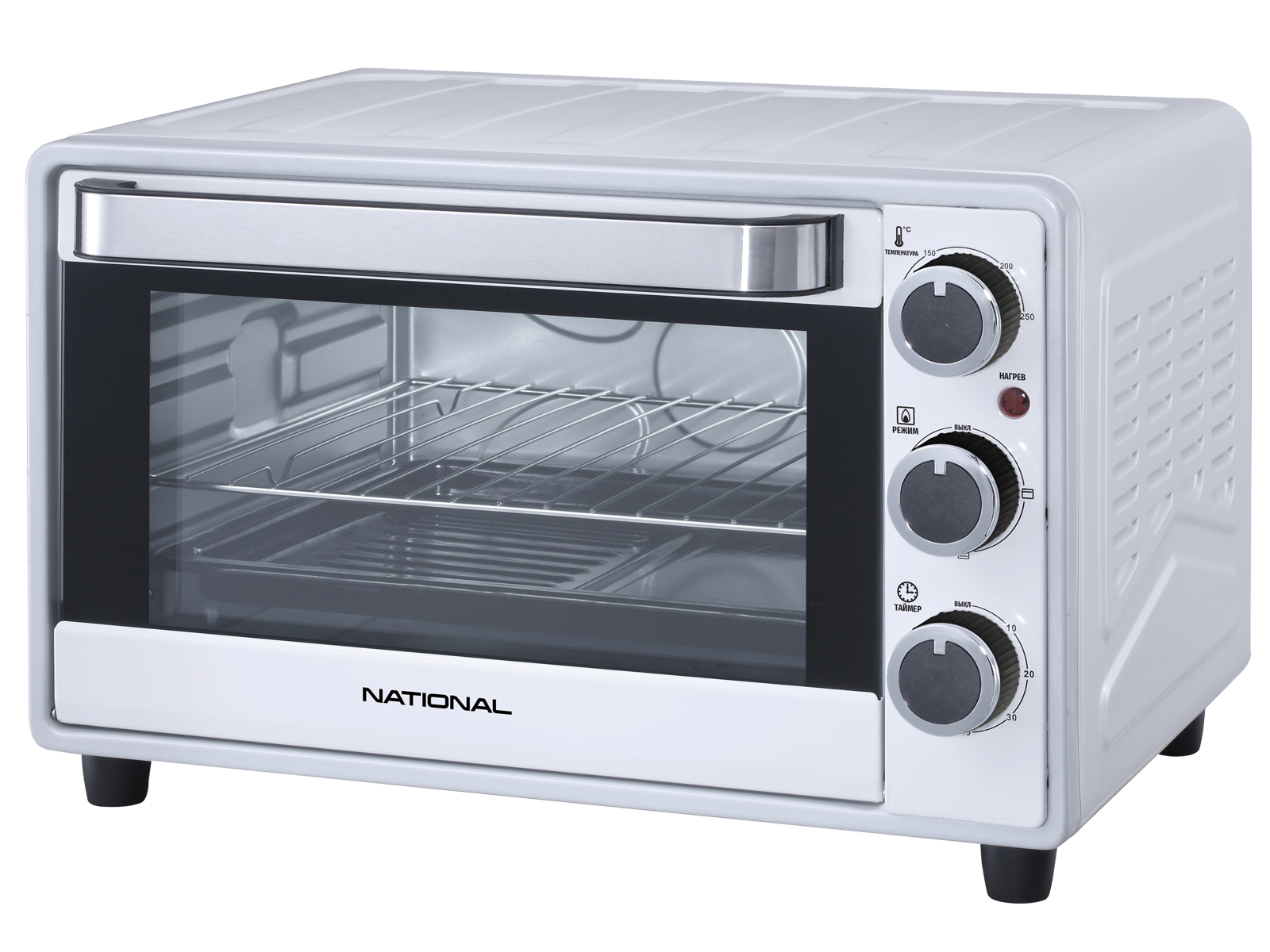 

Мини-печь National NK-MO205 1600Вт, белый, NK-MO205