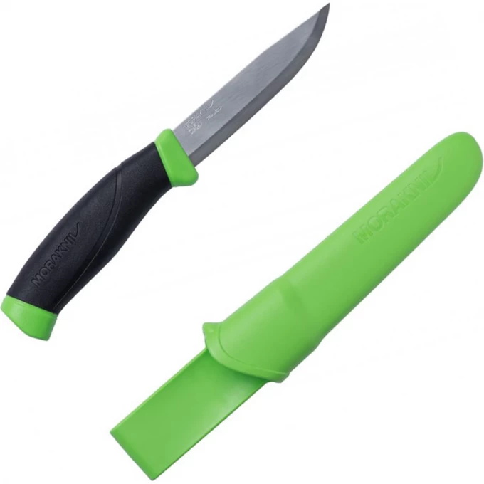 

Нож туристический разделочный Morakniv Companion, лезвие 10.3см (12158), Зеленый
