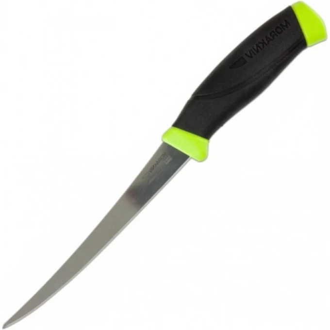 

Нож кухонный филейный для рыбы Morakniv Fishing Comfort Fillet, лезвие 15.5см (13869), Черный/зеленый
