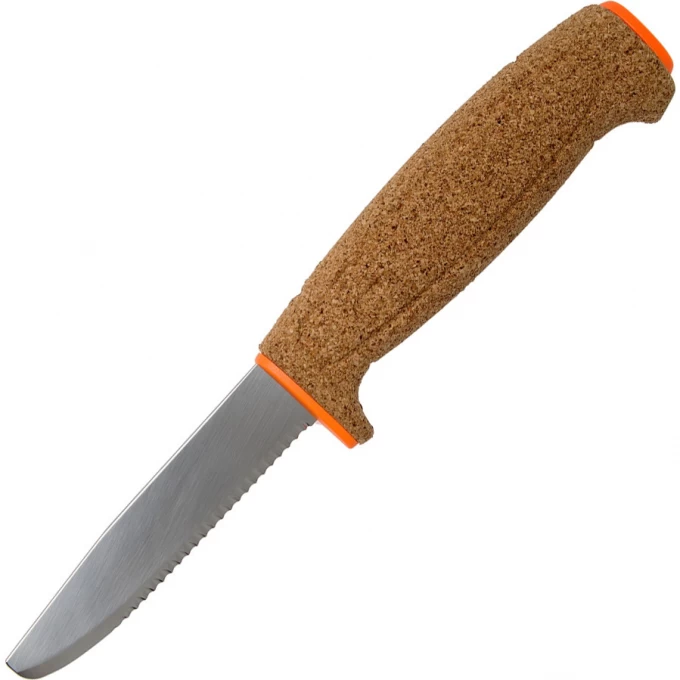 

Нож туристический разделочный Morakniv Floating Serrated, лезвие 9.4см (13131), Оранжевый