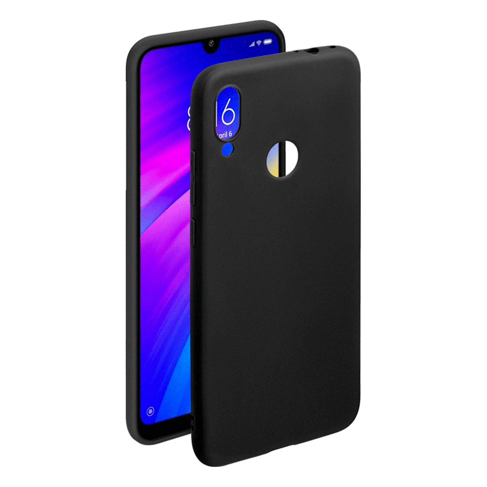 

Чехол-накладка Deppa Gel Color Case для смартфона Xiaomi Redmi 7 (2019), полиуретан, черный (87143)