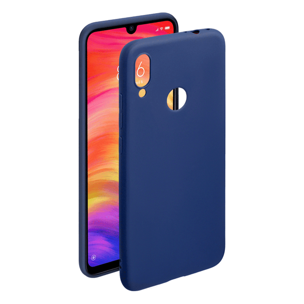 

Чехол-накладка Deppa Gel Color Case для смартфона Xiaomi Redmi Note 7 (2019), полиуретан, синий (87146)