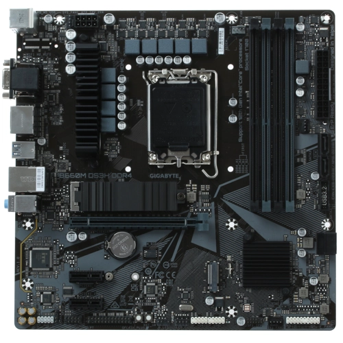 Материнская плата GIGABYTE B660M DS3H DDR4, Socket1700, Intel B660, mATX