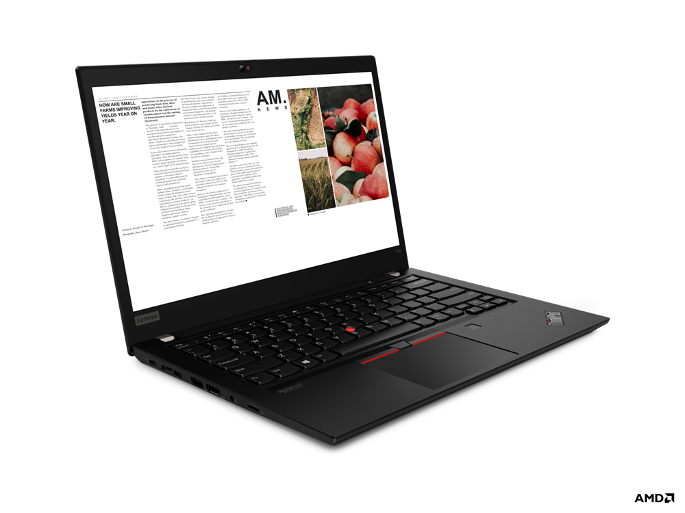 

Ноутбук Lenovo ThinkPad T14 Gen 1 14" IPS 1920x1080, AMD Ryzen 5 PRO 4650U 2.1GHz, 8Gb RAM, 256Gb SSD, DOS, черный (20UD003TRT), T14 Gen 1