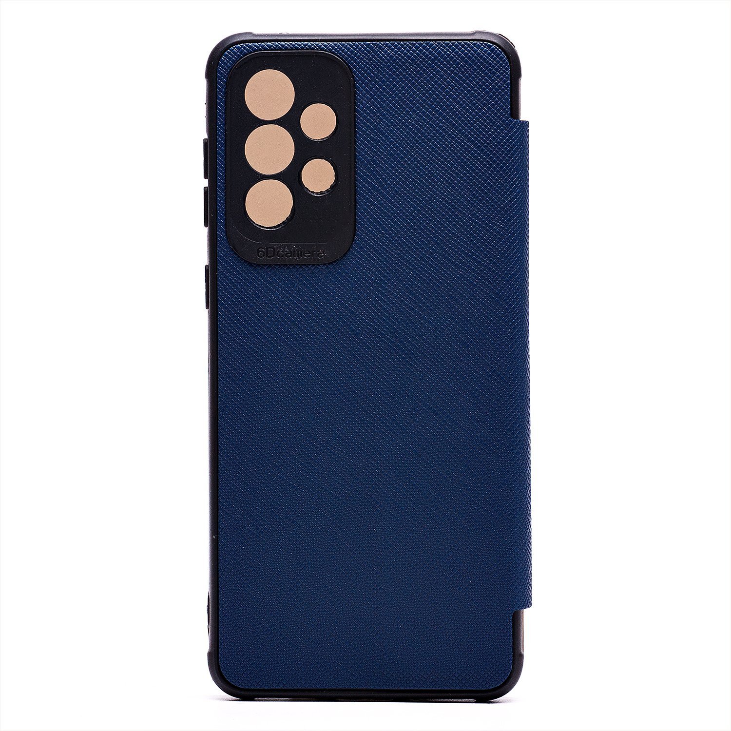 

Чехол-книжка BC003 для смартфона Samsung SM-A336 Galaxy A33 5G, иск.кожа, силикон, черный/синий (206311)