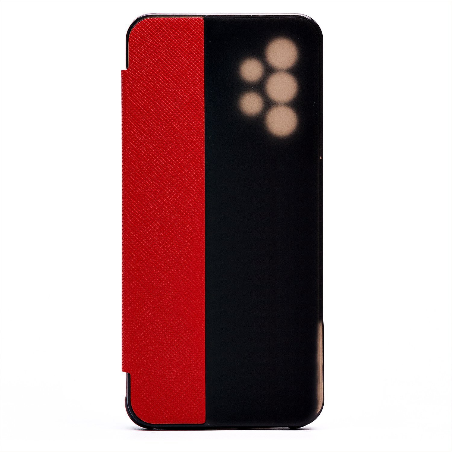 

Чехол-книжка BC003 для смартфона Samsung SM-A336 Galaxy A33 5G, иск.кожа, силикон, черный/красный (206312)