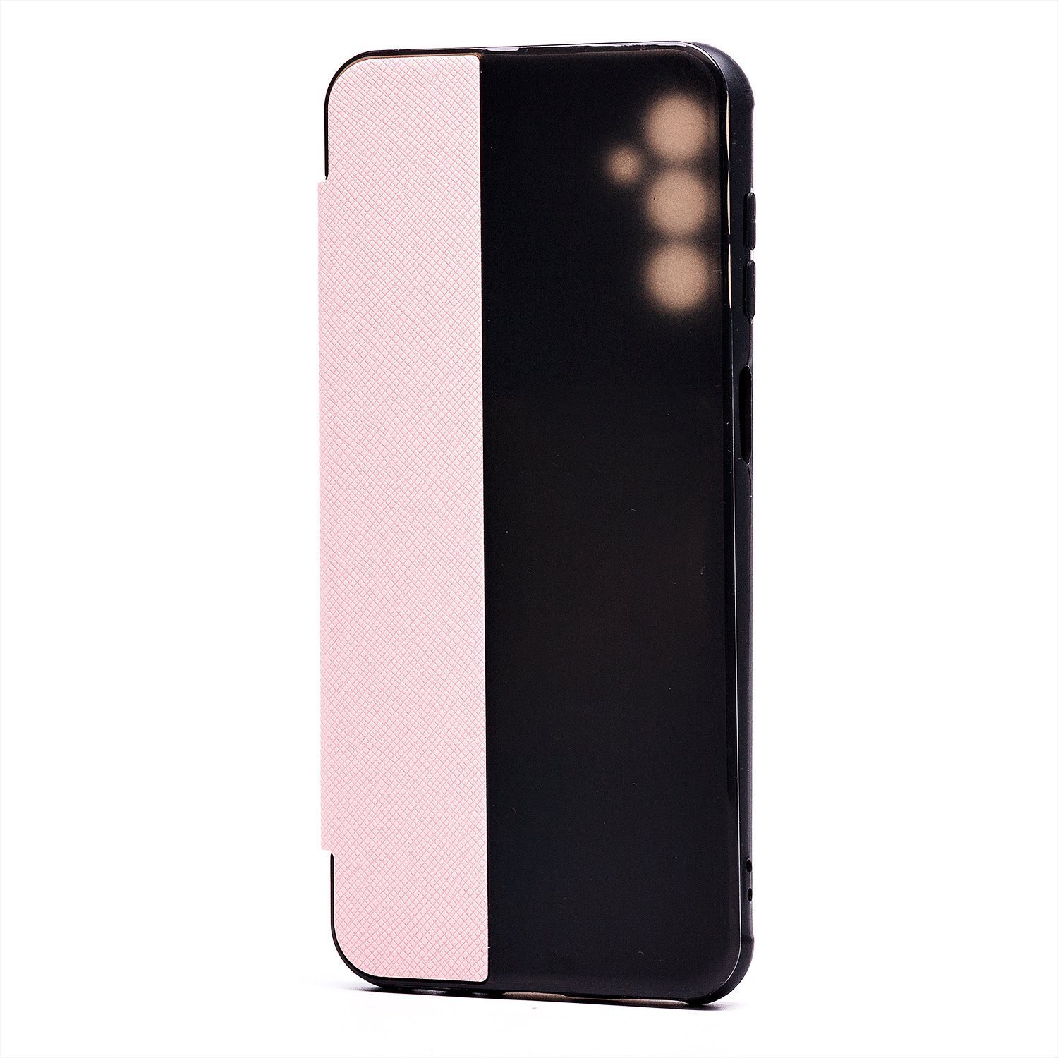 

Чехол-книжка BC003 для смартфона Samsung SM-M236 Galaxy M23 5G, иск.кожа, силикон, черный/розовый (206290)