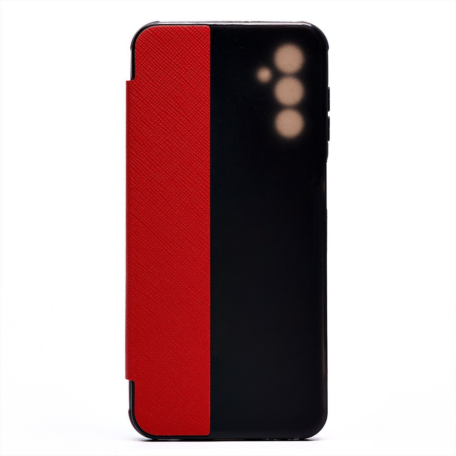 

Чехол-книжка BC003 для смартфона Samsung SM-M236 Galaxy M23 5G, иск.кожа, силикон, черный/красный (206289)