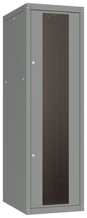 

Шкаф телекоммуникационный напольный 24U 600x1000 мм, стекло, серый, разборный, C3 Solutions Basic.2 24-610.GF13.SD2.BF24 G (NT565685), 24-610.GF13.SD2.BF24 G