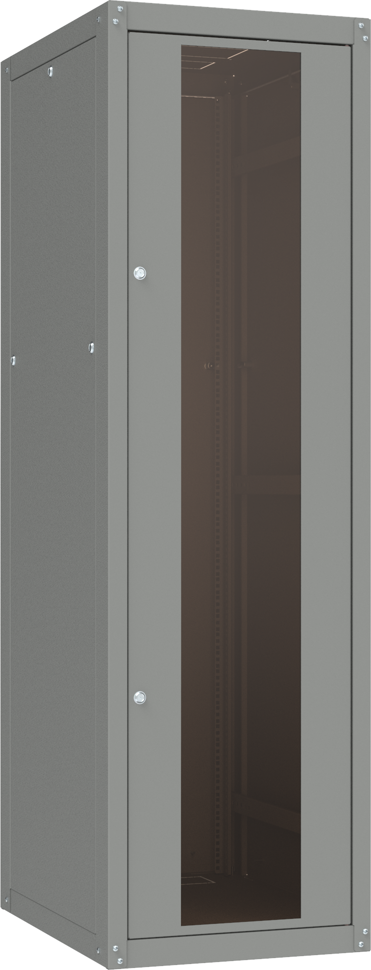 Шкаф телекоммуникационный напольный 33U 600x800, стекло, серый, разборный, C3 Solutions Basic.2 33-68.GF13.SD2.BF23 G (NT565890)