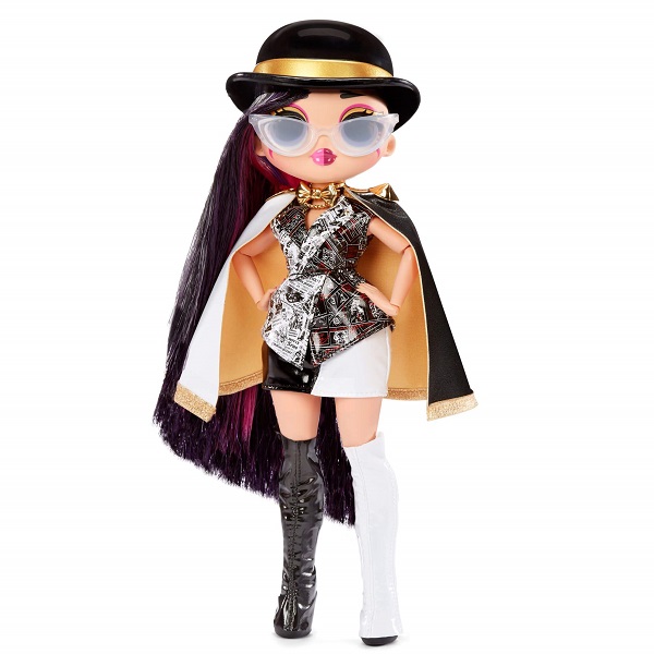 

кукла-модель L.O.L. LIL OUTRAGEOUS LITTLES OMG Movie Magic Doll- Ms. Direct , 25 см, кукла упаковка-кинотеатр 25 сюрпризов 2 комплекта одежды, обувь, аксессуары подставка коллекционный гид (577904), OMG Movie Magic Doll- Ms. Direct