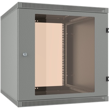 Шкаф телекоммуникационный настенный 15U 600x650 мм, стекло, серый, разборный, C3 Solutions WALLBOX LIGHT 15-66 G (NT176982)