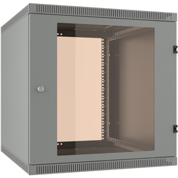 

Шкаф телекоммуникационный настенный 6U 600x520 мм, стекло, серый, разборный, C3 Solutions WALLBOX LIGHT 6-65 G (NT176962), 6-65 G
