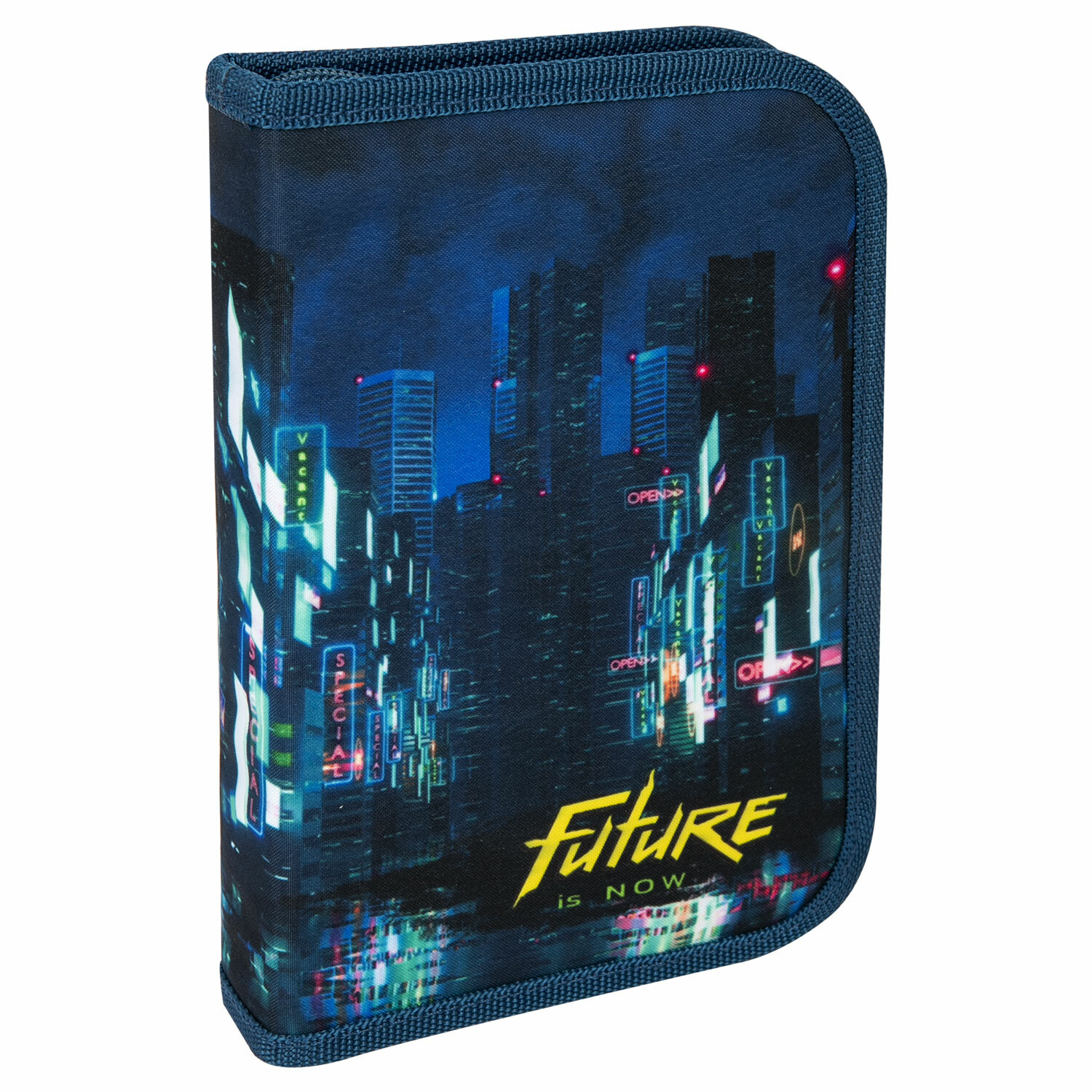 

Пенал Brauberg Premium Future, 1 отделение, морская волна (270718), Future