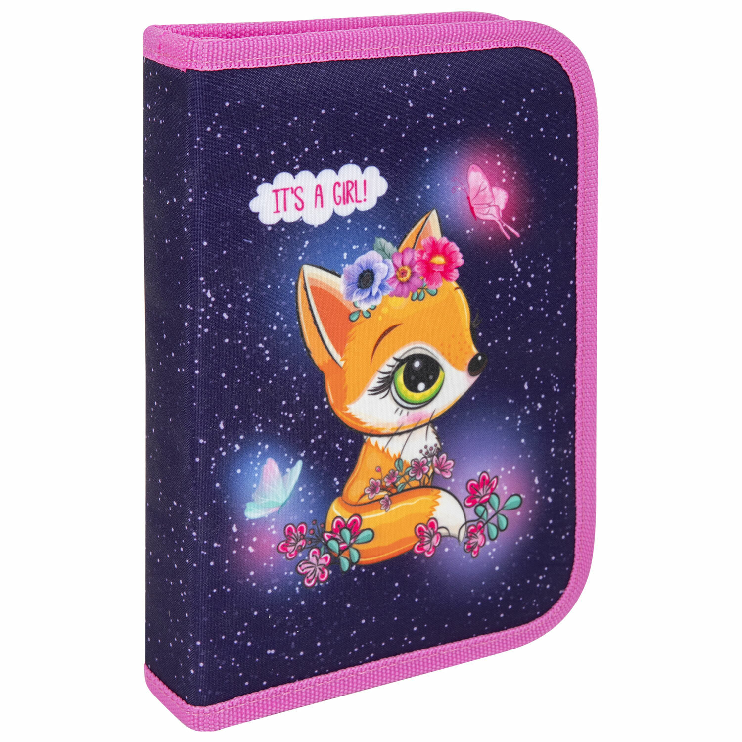 

Пенал Brauberg Premium Little fox, 1 отделение, фиолетовый (270709), Little fox