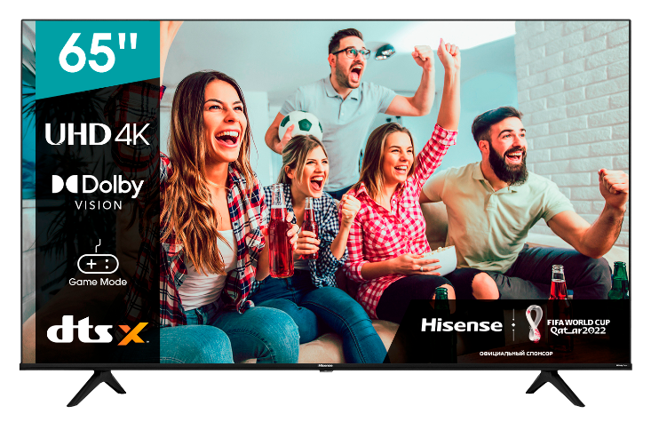 

Телевизор 75" Hisense 75A6BG, 3840x2160, HDMIx3, USBx1, WiFi, Smart TV, черный (75A6BG), 75A6BG