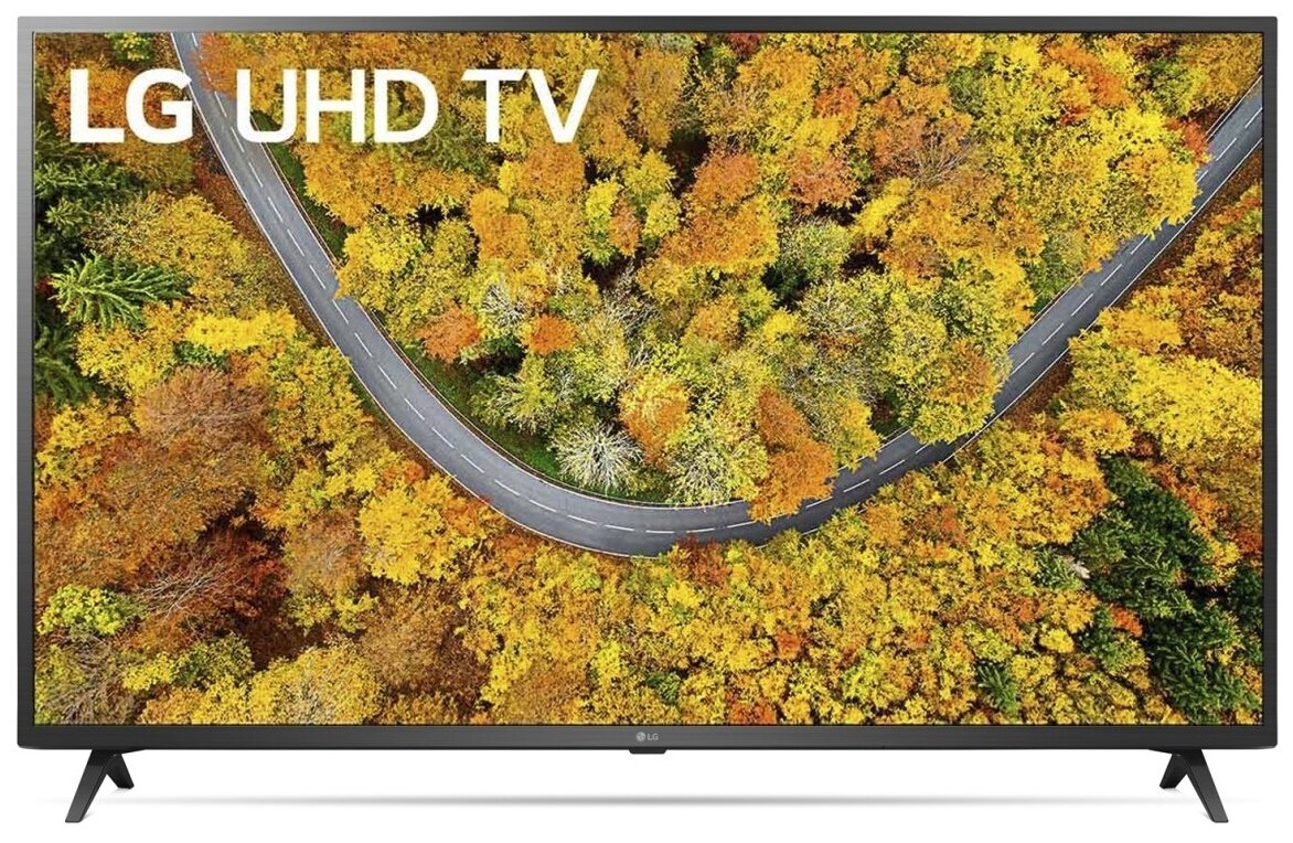 

Телевизор 55" LG 55UP76006LC, 4K, 3840x2160, DVB-T /T2 /C, HDMIx2, USBx1, WiFi, Smart TV, черный (55UP76006LC.ADKB), 55UP76006LC
