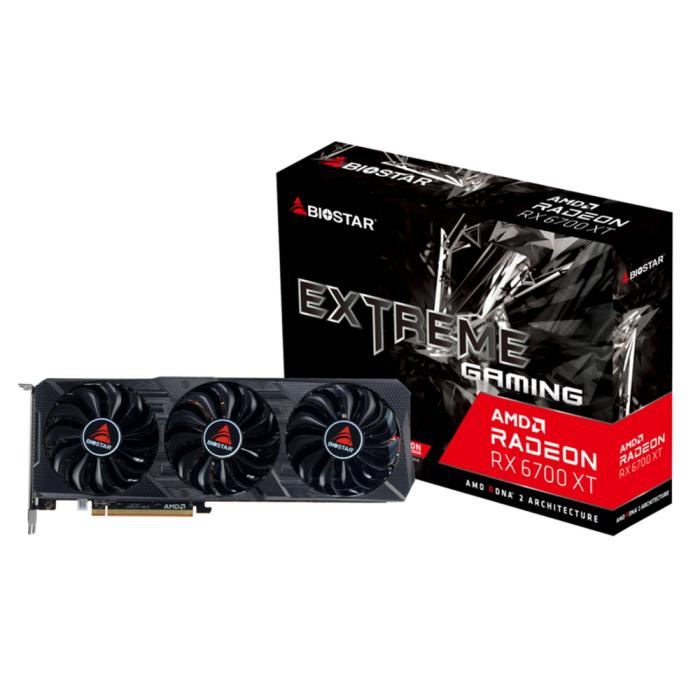 Видеокарта BIOSTAR AMD Radeon RX 6700 XT, 12Gb DDR6