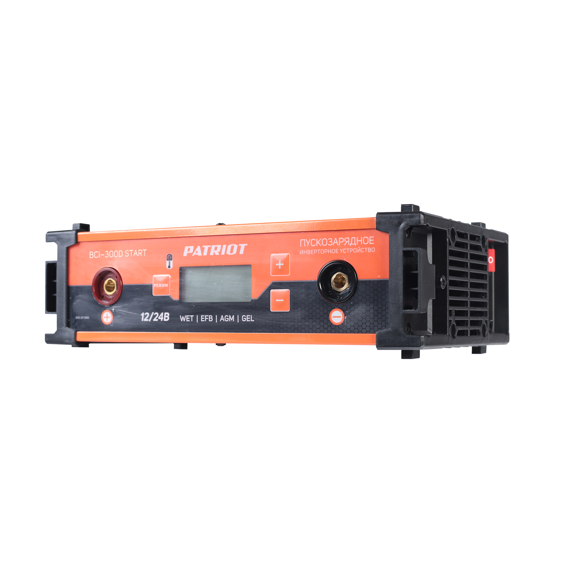 

Пуско-зарядное устройство Patriot BCI-300D-Start, 300А, 700 А·ч, 50 А, черный/оранжевый (650301953), BCI-300D-Start