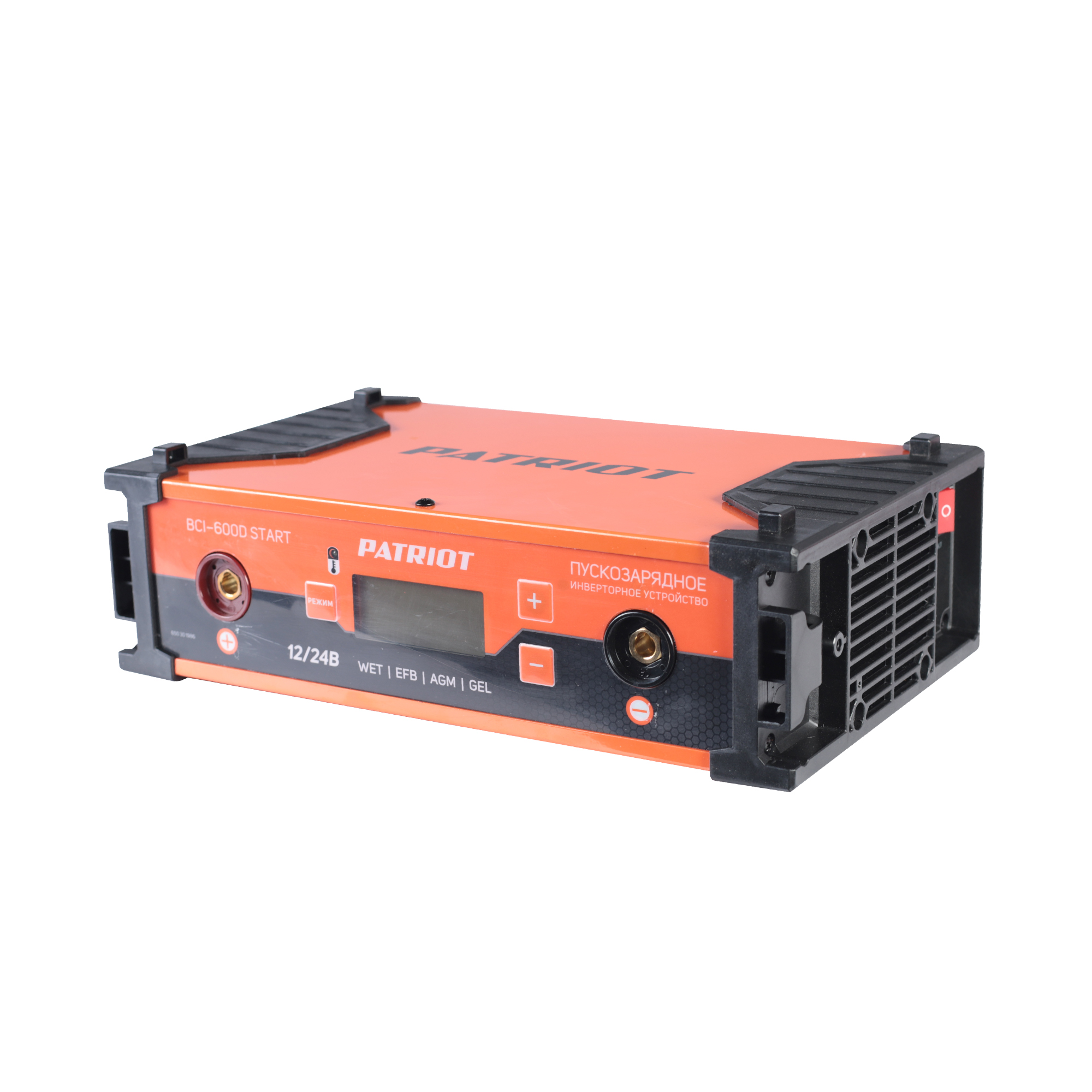 Пуско-зарядное устройство Patriot BCI-600D-Start, 600А, 1000 А·ч, 80 А, черный/оранжевый (650301986)