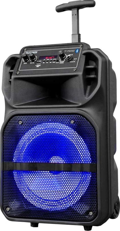 

Акустика портативная Telefunken TF-PS2302, 60Вт, FM, AUX, USB, SD, Bluetooth, подсветка, черный (TF-PS2302(ЧЕРНЫЙ)), TF-PS2302