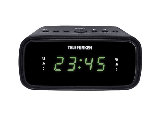 

Радиоприемник Telefunken TF-1588 черный c зеленым (TF-1588), TF-1588