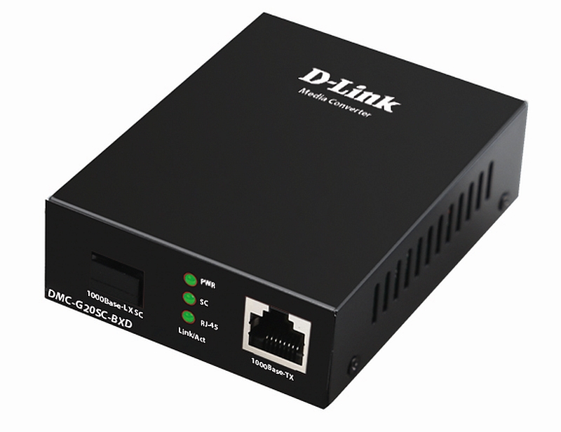 

Медиаконвертер D-Link DMC-G20SC-BXD, RJ-45x1 Гбит/с, SCx1 Гбит/с, SM, Tx:1550, Rx:1310, 20км, (DMC-G20SC-BXD/A1A), DMC-G20SC-BXD