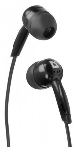 

Проводные наушники Defender Basic-604, jack 3.5 мм, черный (63604), Basic-604