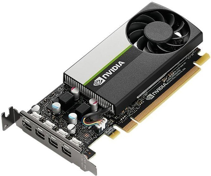 Видеокарта NVIDIA Quadro T1000, 8Gb DDR6, 128bit, PCI-E, 4miniDP, Retail (900-5G172-2570-000) - фото 1