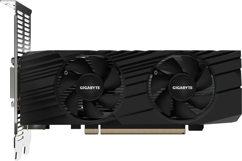 

Видеокарта GIGABYTE NVIDIA GeForce GTX 1630 OC Low Profile 4G , 4Gb DDR6, 64bit, PCI-E, DVI, 2HDMI, DP, Retail (GV-N1630OC-4GL), OC Low Profile 4G