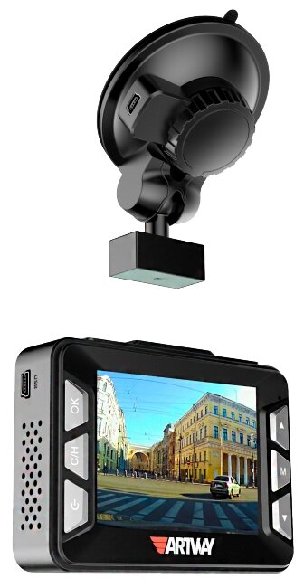 

Видеорегистратор с радар-детектором Artway MD-108 GPS черный (плохая упаковка), MD-108