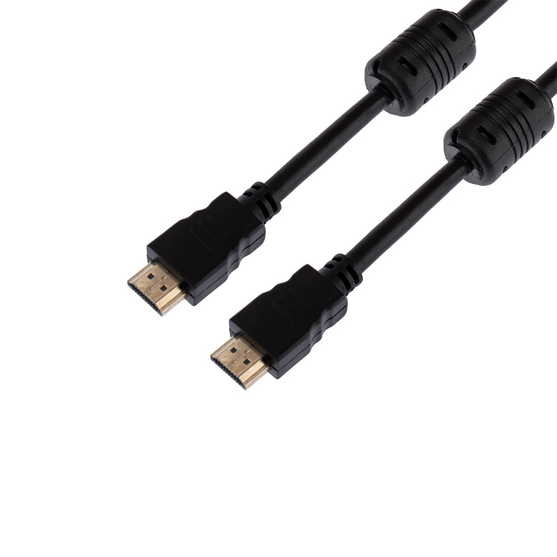 

Кабель HDMI(19M)-HDMI(19M) 4K, экранированный, ферритовый фильтр, 10м, черный Proconnect (17-6208-6)