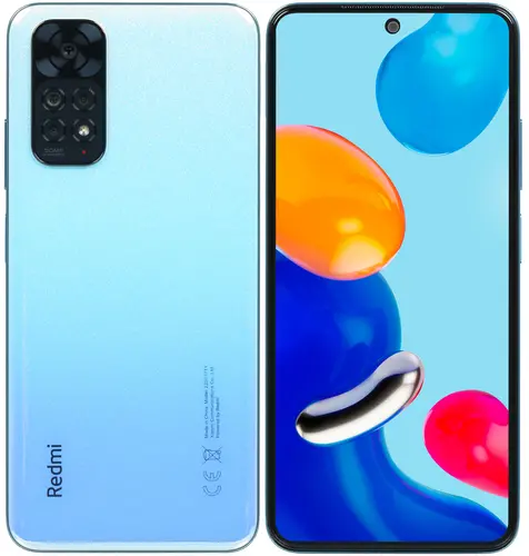 

Смартфон Xiaomi Redmi Note 11, 6.43" 1080x2400 AMOLED, Qualcomm Snapdragon 680, 4Gb RAM, 128Gb, 3G/4G, NFC, Wi-Fi, BT, 4xCam, 2-Sim, 5000mAh, USB Type-C, Android 11, синий (38234), Redmi Note 11