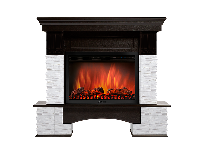 

Портал для электрокамина Firelight Pietra Nuovo 25, пристенный, белый/темный дуб (НС-1346693), Pietra Nuovo 25
