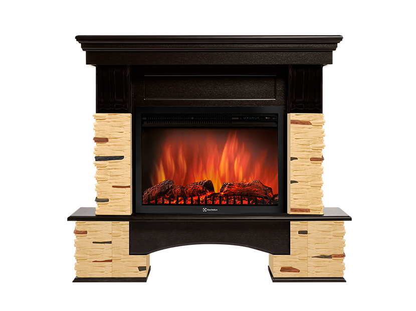 

Портал для электрокамина Firelight Pietra Nuovo 25 , пристенный, бежевый/темный дуб (НС-1346696), Pietra Nuovo 25