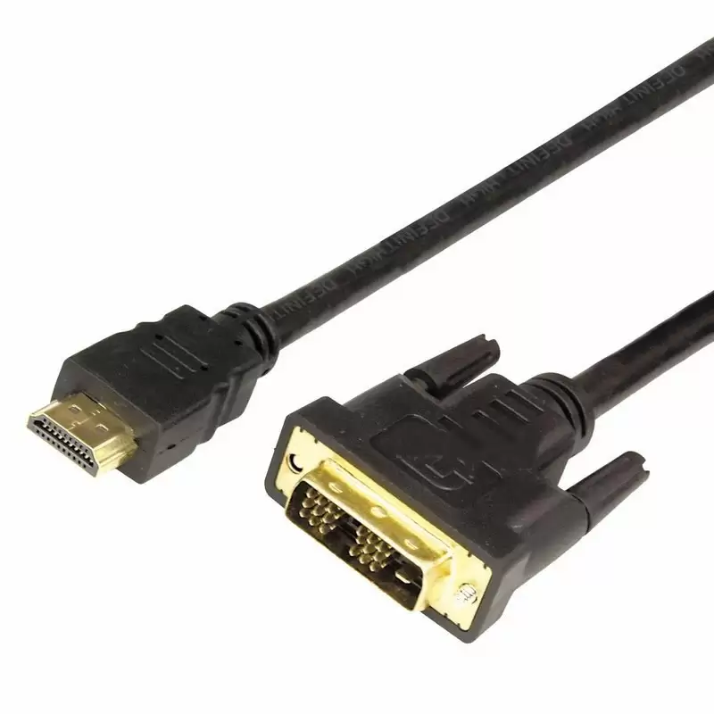 

Кабель HDMI(19M)-DVI-D(19M) Single Link, экранированный, ферритовый фильтр, 3 м, черный REXANT (17-6305)