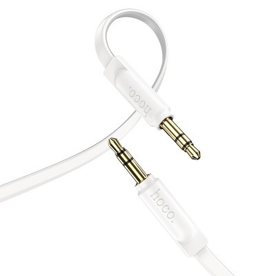

Кабель Jack 3.5mm(M)-Jack 3.5mm(M), 1 м, белый HOCO UPA16 (6931474745354), UPA16