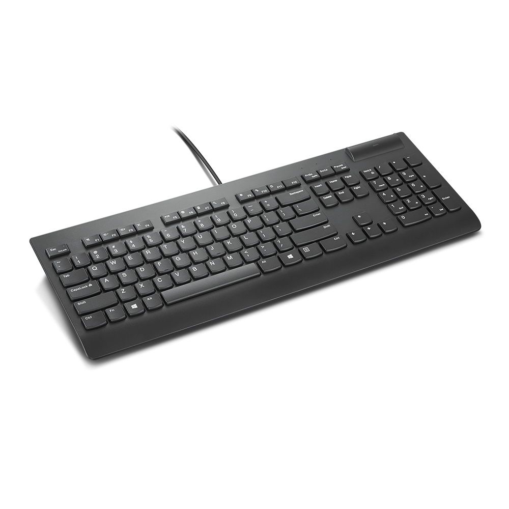

Клавиатура проводная Lenovo Smartcard II, мембранная, USB, черный (4Y41B69355), Smartcard II